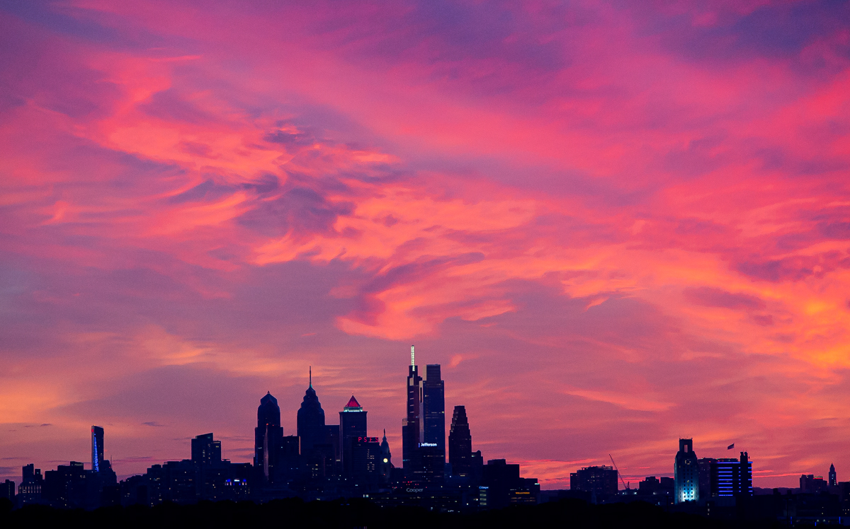 Philadelphia Skyline May 20, 2020