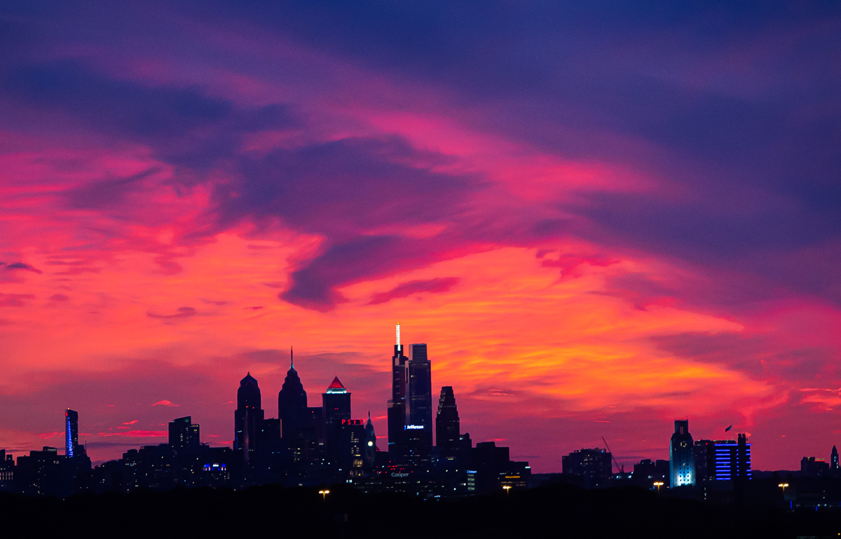 Philadelphia Skyline May 20, 2020