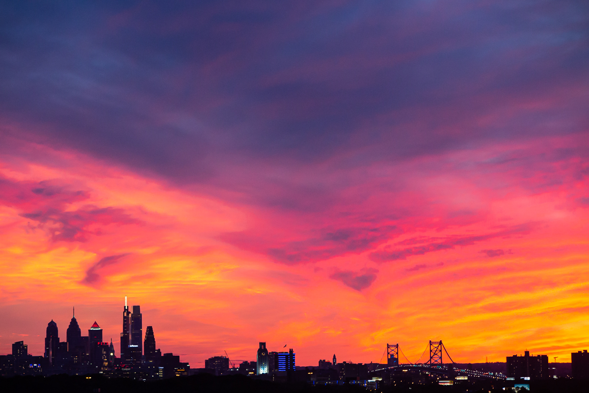 Philadelphia Skyline May 20, 2020