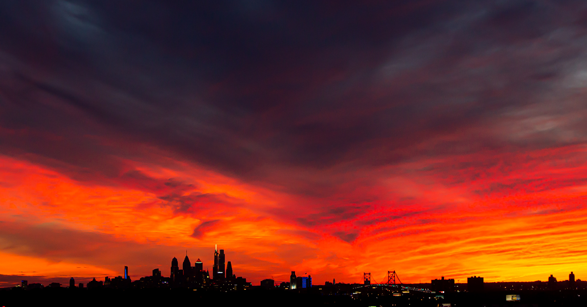 Philadelphia Skyline May 20, 2020