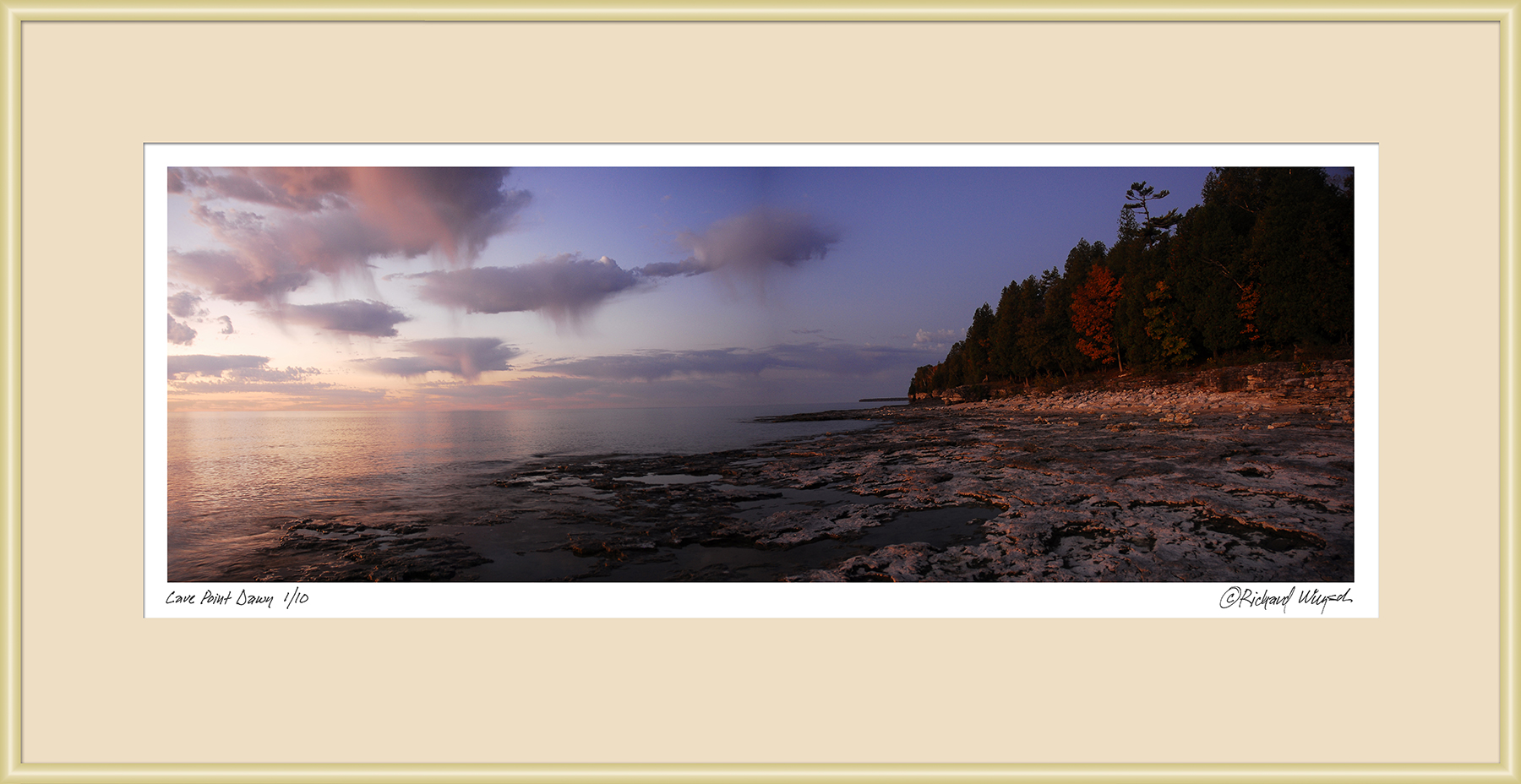 Cave-Point-Dawn-Framed