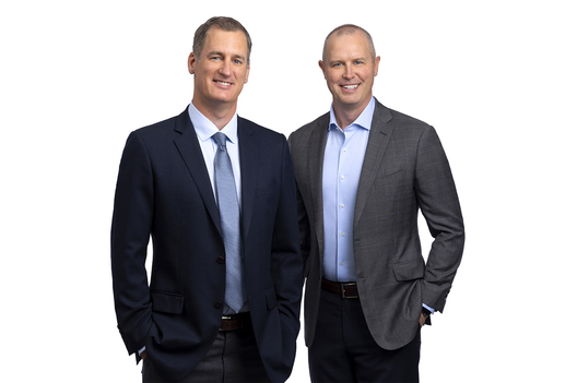 A Business Portrait of Peter and Tucker Merrigan of the Sweeny Merrigan Law firm.