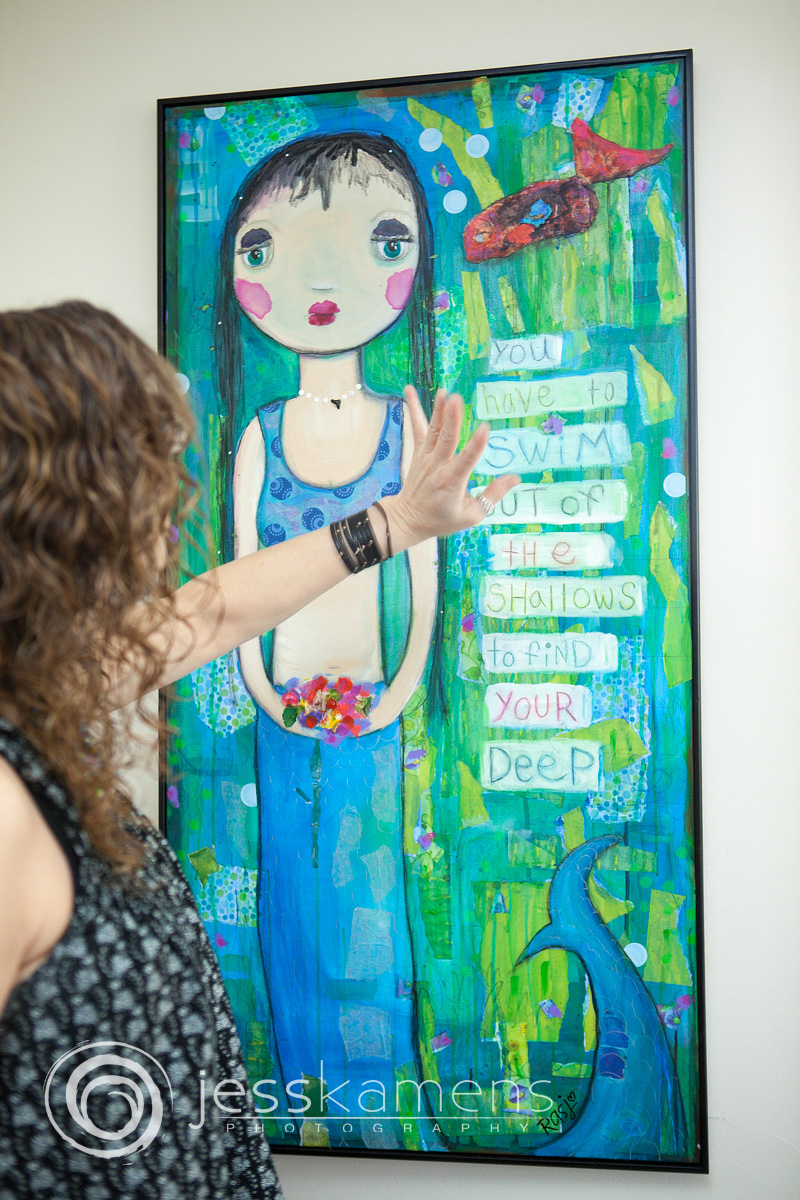 Renée A. Schuls-Jacobson describing one of her pieces