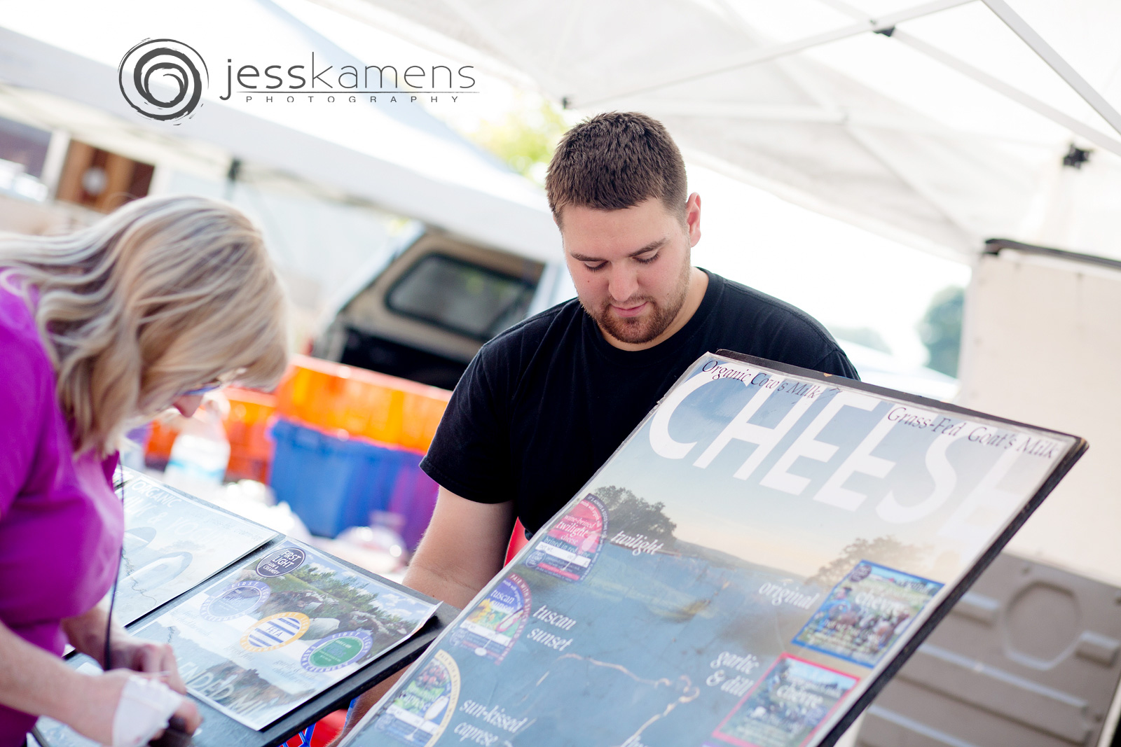 First Light Farm & Creamery has a stand at the Brighton Farmers Market on Sunday