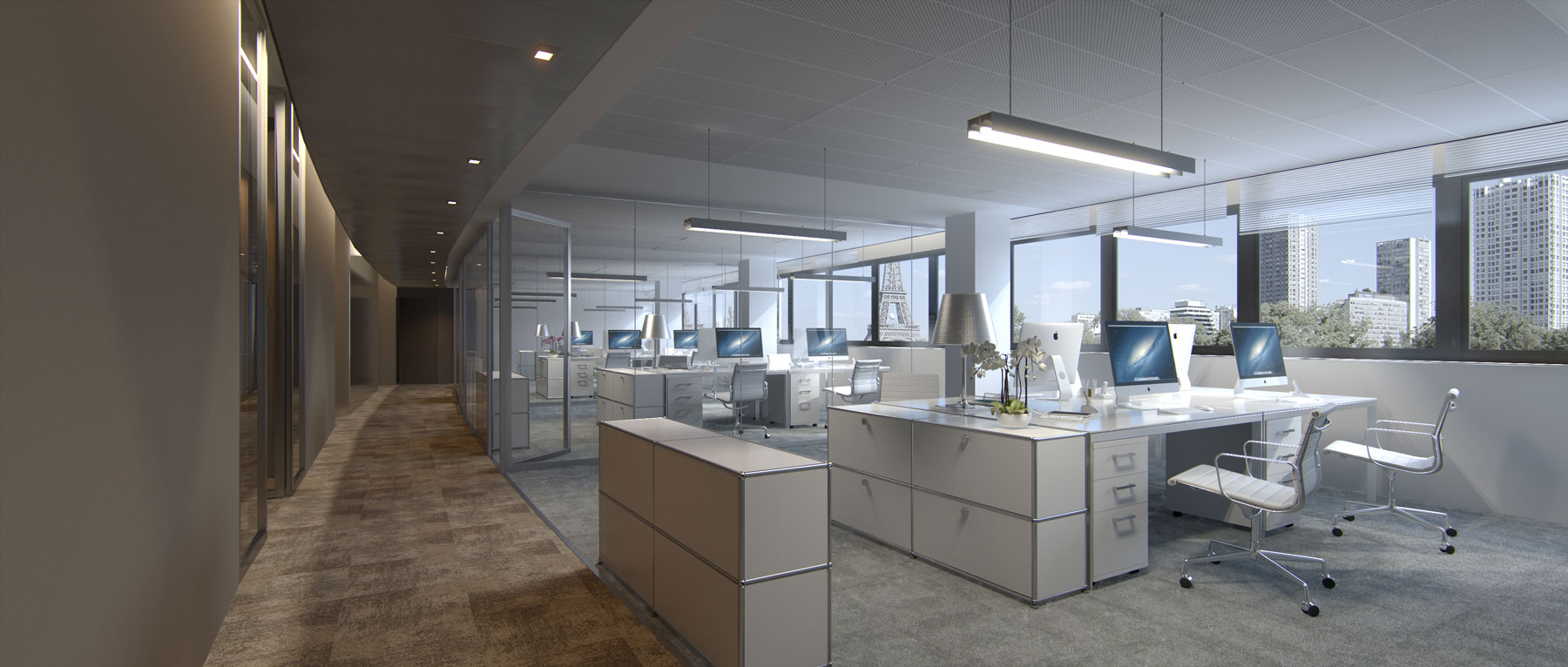 Carmine-Crimson Architectural Visualization Studio, atelier de visualisation architecturale.