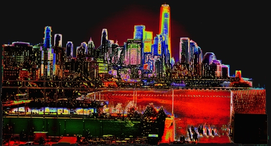 NYC- Hudson river-skyline