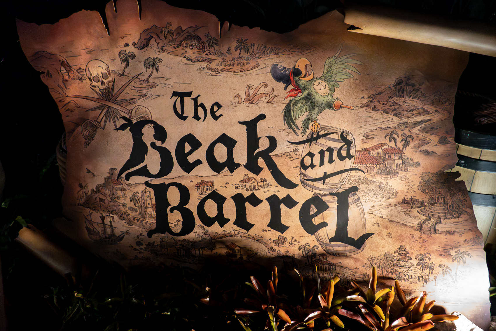 Pirates of the Caribbean 
The Beak and Barrel
Adventureland
Magic Kingdom
Walt Disney World
Florida
November 4, 2025


DerekBrad.com
