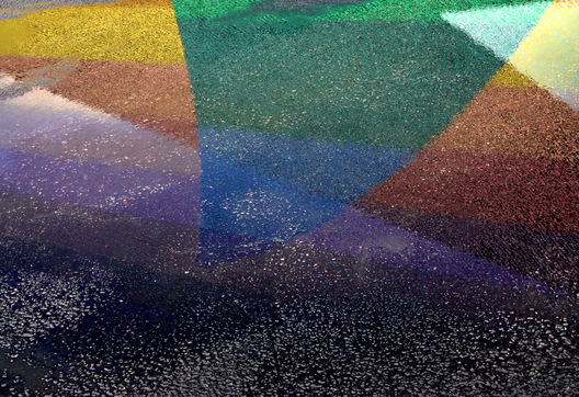 Parking Lot Puddle Reflection - New Orleans, Louisiana