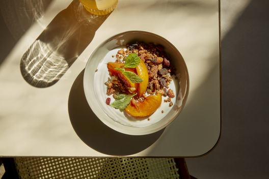 Peach GranolaProp Credit to Mud Australia