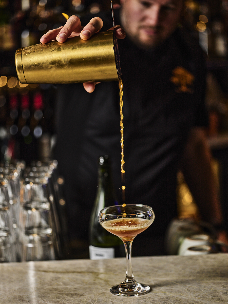 Commercial beverage photo shot by Jessica Grenier for branding, packaging, and menu media.