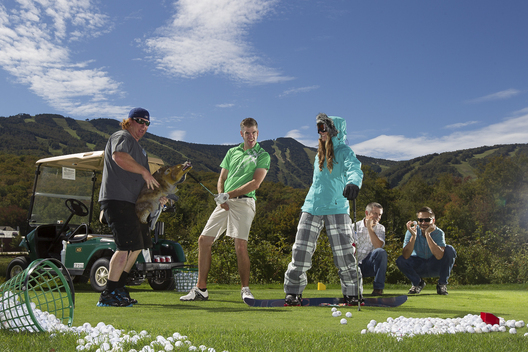 Image shot for Killington Magazine 2011, Killington Golf Course. 2011