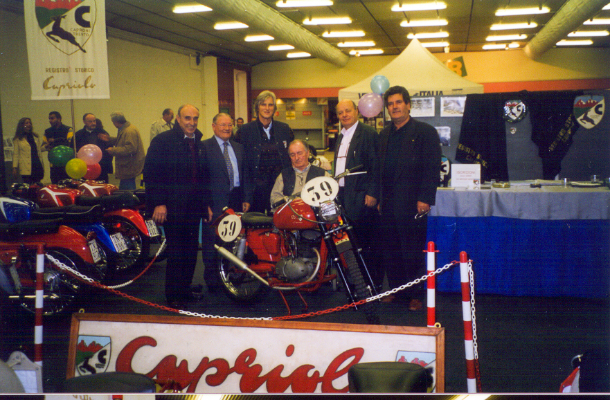 AEROMERE 125 REGOLARIT 
ELVIO FASSINA
JOLAO STRENGHETTO
FRANCO NARDELLI
MASSIMO CAPRONI
VITO PERINI

@REGISTRO STORICO CAPRIOLO