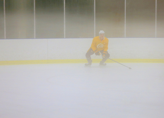 Steamy Ice Rink, Predators Practice - Nashville, Tennessee