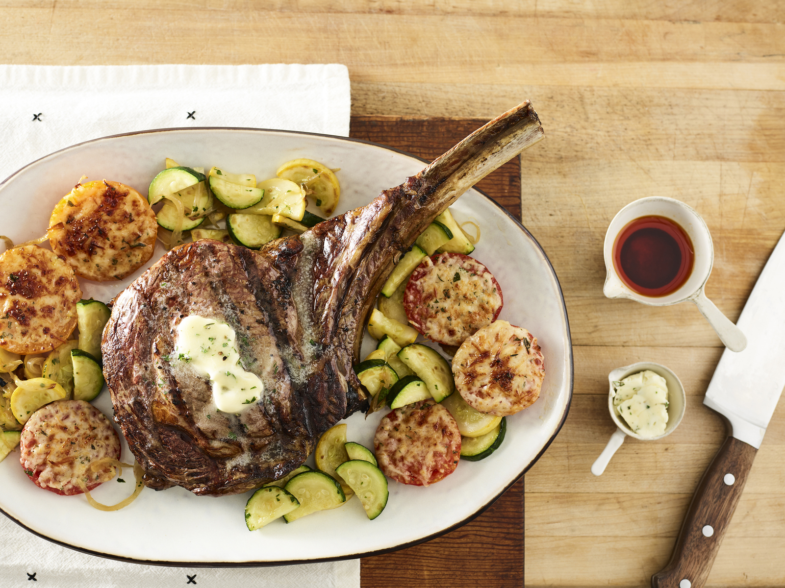 Overhead ingredient flat lay photographed by Colorado food photographer Jessica Grenier for recipe and cookbook projects.