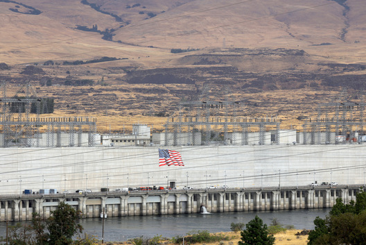 Columbia River Dam - Dallesport, Washington