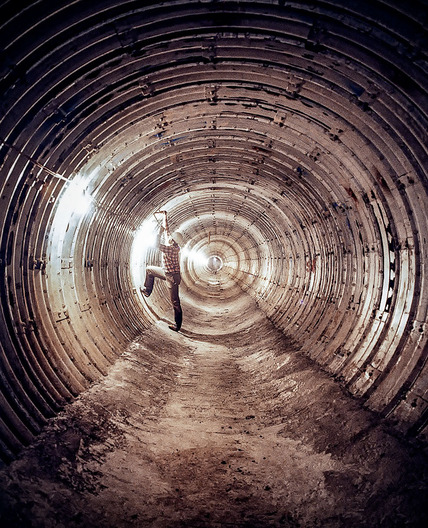 Culvert pipe installation for stream diversion project