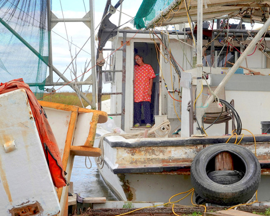 Shrimp Boat Owner, Bayou Petit Gaillo - Chauvin, Louisiana