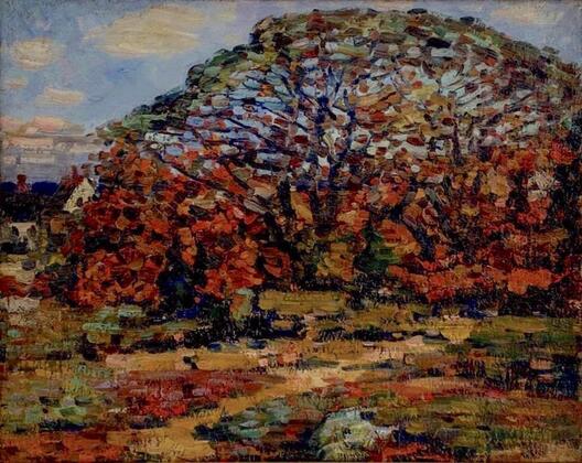 Charles Silas Kaelin (1858-1929) Autumn in Rockport - 20x25 o/b slr   $6000
