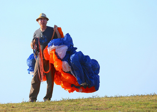 Hang Glider Pilot - La Jolla Shores, California 
