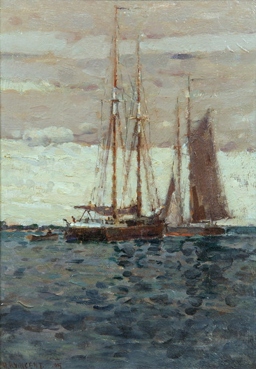 Harry Aiken Vincent (1864-1931) 10x13 oil on panel all 1895 - (SOLD)