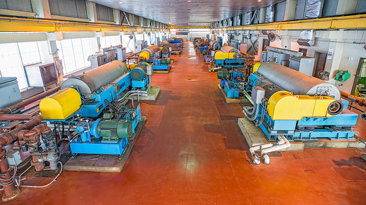 Turbine generators at water pollution control plant
