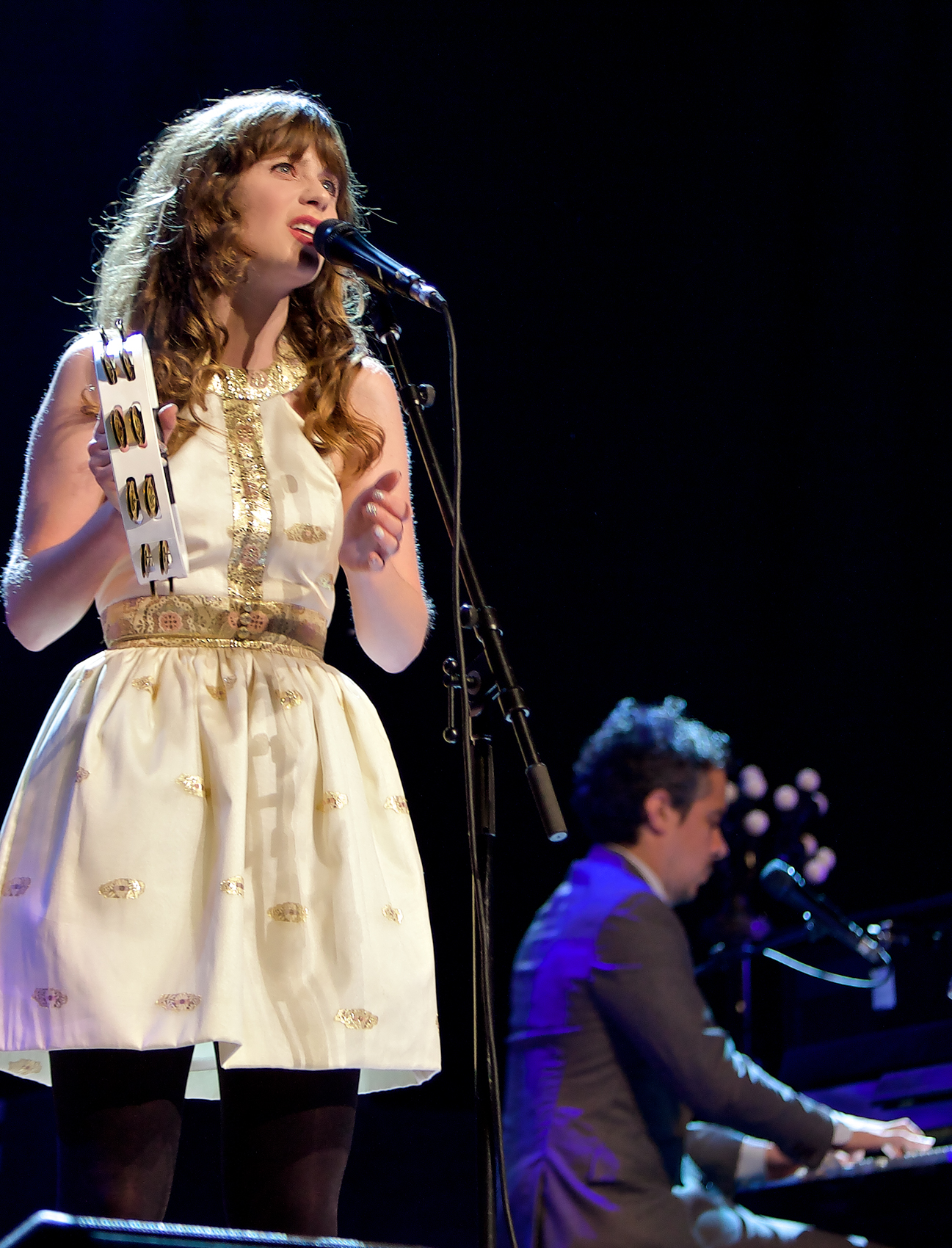 She & Him
The Mann Center
Philadelphia, Pa 
July 9, 2013 

DerekBrad.com