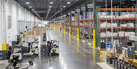 Retail warehouse interior