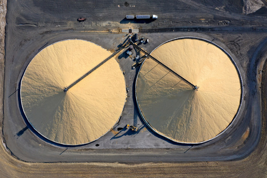 Grain Mounds - Dusty, Washington