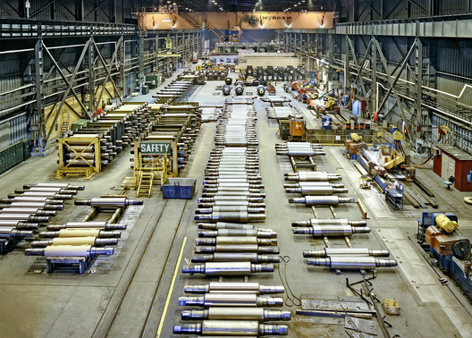 Roll Shop at Middletown Works steel plant