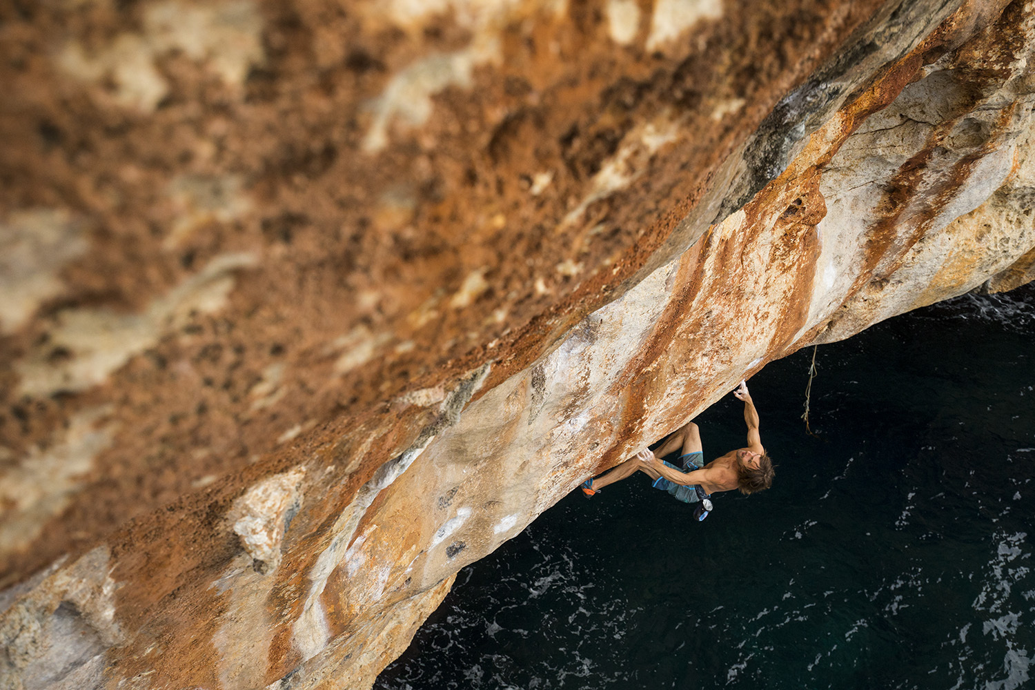 Chris Sharma, Malloca, Spainphoto:Adam Clark