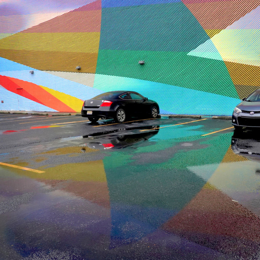 Parking Lot Mural - Ogeden Museum of Southern Art - New Orleans, Louisiana