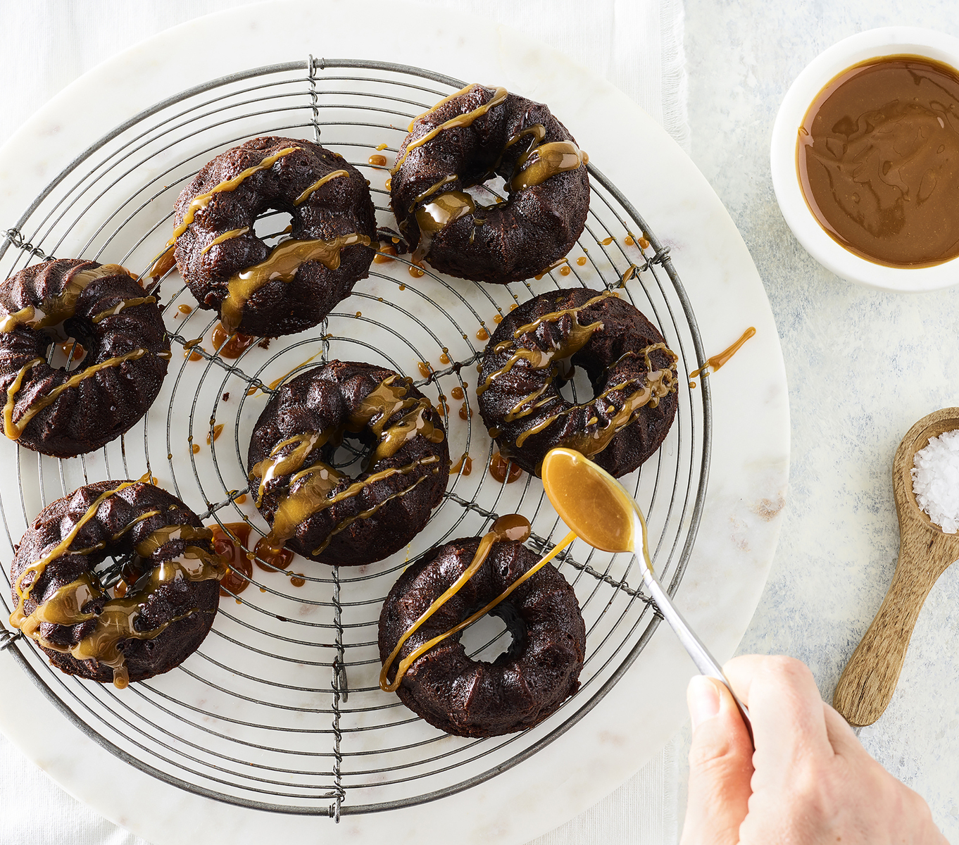 Overhead ingredient flat lay photographed by Colorado food photographer Jessica Grenier for recipe and cookbook projects.