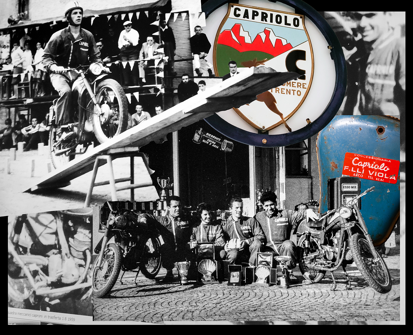 CAPRIOLO CONCESSIONARIA VIOLA
ARCO DI TRENTO ANNI 50-60
FRANCO VIOLA, EZIO SANTULIANA
@REGISTRO STORICO CAPRIOLO