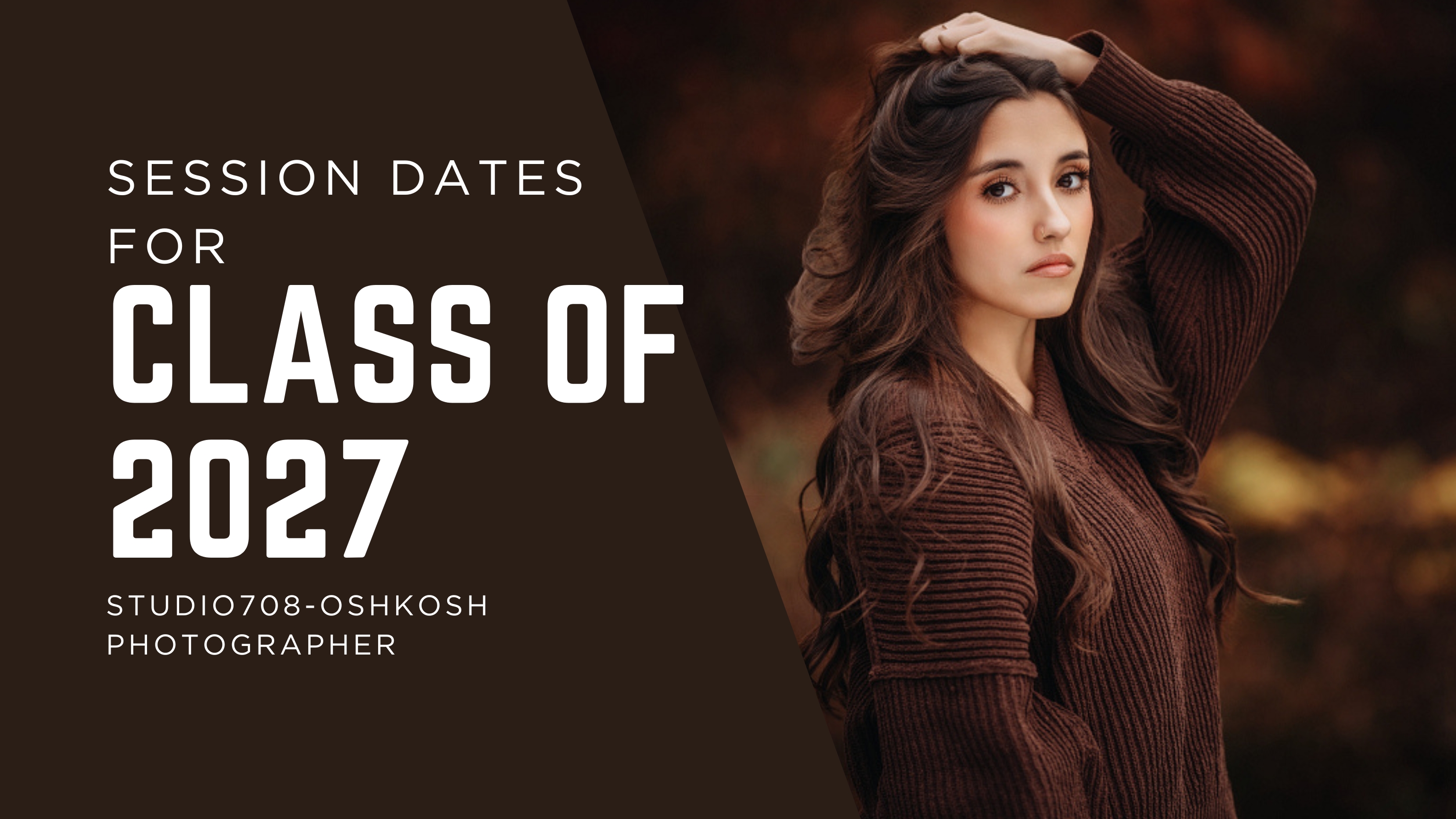 High School Senior Session Dates for class of 2027 | Studio 708 Oshkosh ...