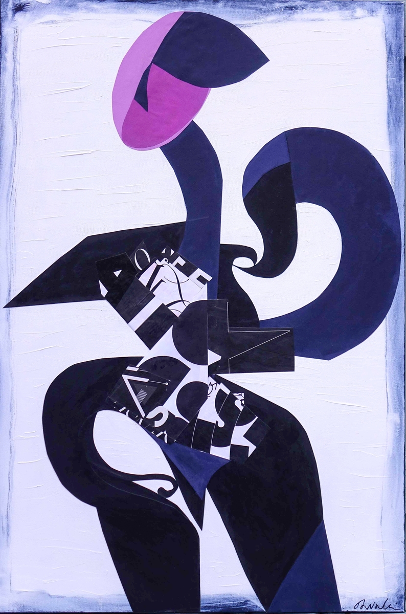 
"The Dreamer" captures the essence of a strong and resilient woman, depicted through abstract shapes and a contemporary lens. The artist's use of acrylics on paper and canvas brings depth to this figurative piece, while a carefully applied border completes the composition.

Indigo, a color rich in symbolism, permeates the artwork. Representing wisdom, intuition, and spirituality, it also evokes a sense of calm and introspection. The blue hues invite the viewer to contemplate the inner strength and quiet power of the dreamer.

This captivating painting would be a wonderful addition to any space, bringing a touch of zen and feminine energy. Its medium size makes it versatile enough for a variety of settings, from a cozy reading nook to a vibrant living room. A perfect gift for a woman or feminist, "The Dreamer" celebrates the spirit of resilience.