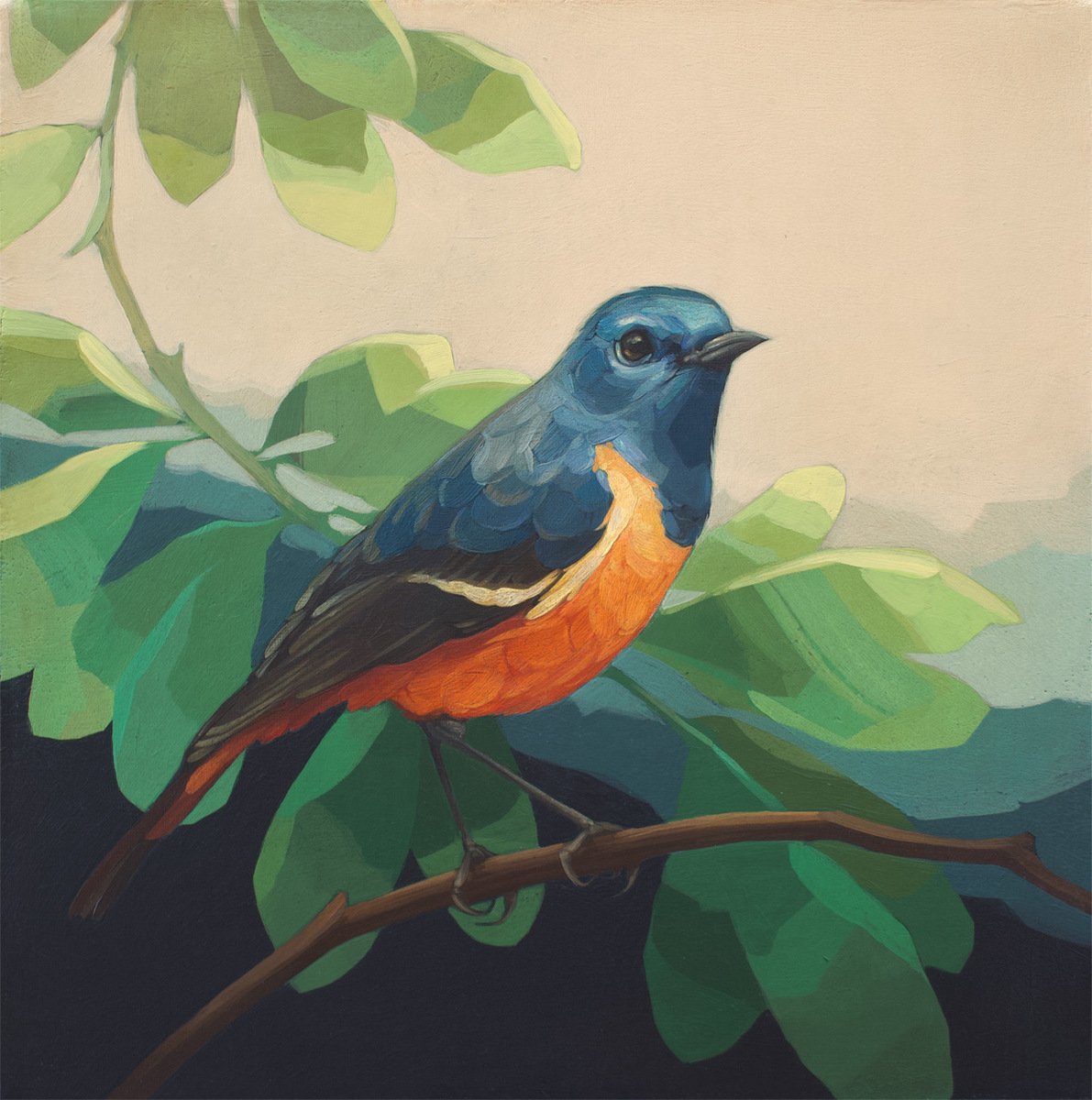 $1500 Acrylic on canvas, 16x16 inches. Contact Propellor Studio, Vancouver for purchase information. (604)682-6665
