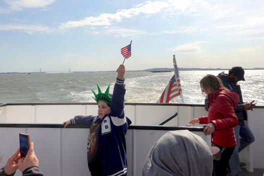 Liberty Island Ferry, New York Harbor